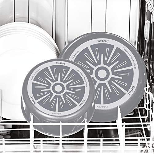 Tefal L2149602 Set von Töpfen und Pfannen - Ingenio 5 Essential Grau Set 10 Stück - Alles außer Induktion - obrazek 3