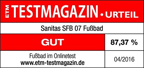 Sanitas SFB 07 kąpiel stóp, masaż wibracyjny i bąbelkowy, masaż reflek - obrazek 2