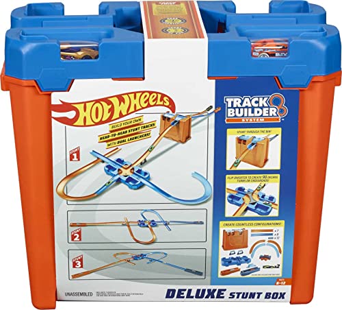 Hot Wheels GGP93 - Track Builder Stunt Box, Spielzeug Autorennbahn, Kinderspielzeug-Geschenkset für Kinder im Alter von 6-12 Jahren & FTL69 - Auto und Mega Track Pack - obrazek 7