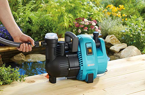Gardena Comfort Gartenpumpe 4000/5: Bewässerungspumpe mit Fördermenge bis zu 4.000 l/h, integrierter Filter, geräuscharm, hohe Leistungsfähigkeit, Garten Zubehör für Wasserkreislauf (1732-20) - obrazek 9