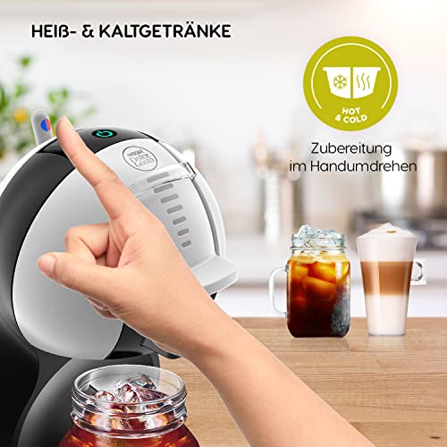 Krups KP123B Dolce Gusto Maschine Mini Me | Kaffeekapselmaschine | über 30 verschiedene Getränke vollautomatisch | Heiß- und Kaltfunktion | 1500 Watt | Artic-Grey/schwarz - obrazek 9