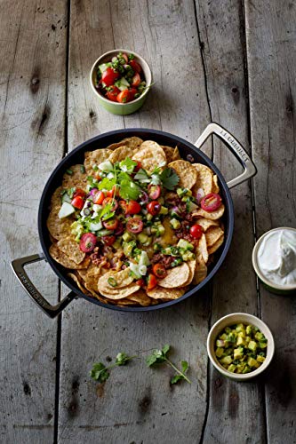 Le Creuset Aluminium-Antihaft Profipfanne mit Deckel, Ø 28 cm, PFOA-frei, Für alle Herdarten inkl. Induktion geeignet, Anthrazit/Silber - obrazek 3