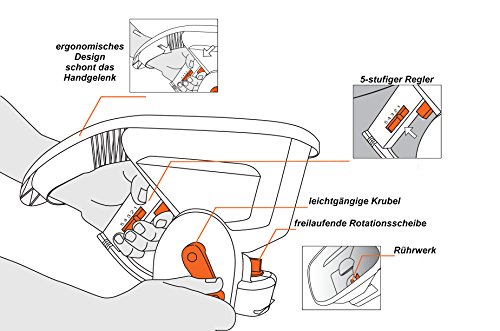 Substral HandyGreen Universal-Handstreuer für Rasendünger, Rasensamen, ganulierte Gartendünger, feiner Split 1 St. - obrazek 3