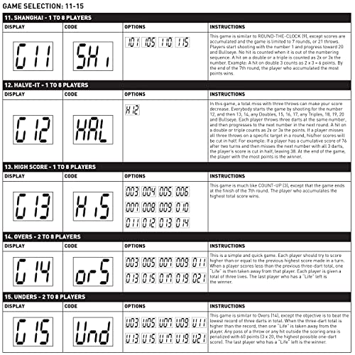UNICORN Elektronische Dartscheibe mit weicher Spitze - obrazek 6