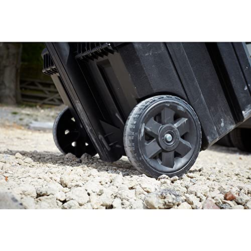 Stanley FatMax Pro-Stack Mobile Werkzeugbox (36 Liter, mit robusten Schwerlasträdern, bis 30 kg belastbar, mit Teleskophandgriff, Metallschließen, Ösen für Vorhängeschloss) FMST1-75753 - obrazek 11