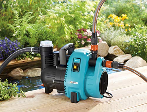 Gardena Comfort Gartenpumpe 4000/5: Bewässerungspumpe mit Fördermenge bis zu 4.000 l/h, integrierter Filter, geräuscharm, hohe Leistungsfähigkeit, Garten Zubehör für Wasserkreislauf (1732-20) - obrazek 12
