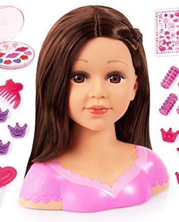 Bayer Design 90088AK Głowa do stylizacji dla dzieci, lalka do stylizac