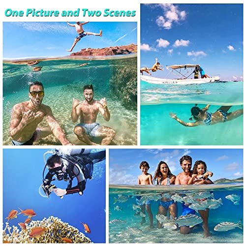 Sjpzwcrl Für GoPro Dome Port, für Gopro Hero 7 6 5 2018 Black Dome GoPro Zubehör Unterwasser Dome Objektivdeckel Wasserdichter Gehäusekoffer Tauchen Superanzug mit Pistolenabzug für Actionkamera - obrazek 4