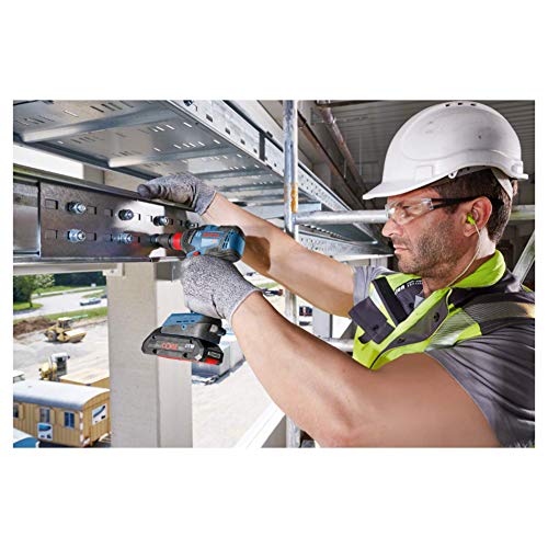 Bosch Professional 18V System Akku Drehschlagschrauber GDX 18V-200 C (max. Drehmoment: 200 Nm, 1/4 Zoll-Innensechskant und 1/2 Zoll-Außenvierkant, Connect Ready, ohne Akkus und Ladegerät, in L-BOXX) - obrazek 3
