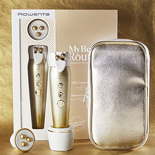Rowenta Lift Contour Massagegerät für Gesicht und Augen, Vollpflege, Anti-Aging Schönheit, Hautstraffung, Lifted Konturen, Beutelreduzierung, LV7030F0 - obrazek 3