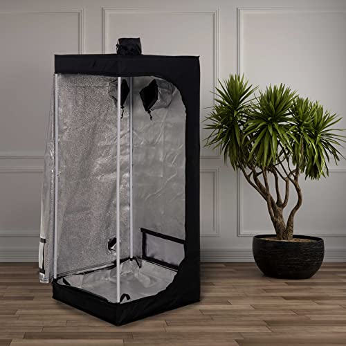 Bramble - Großer Hydroponik Growzelt, Isoliertes Zuchtzelt Growbox, 140x61x61cm - Robuster Reißverschluss, Stabil & Einfach Aufzubauen - obrazek 9