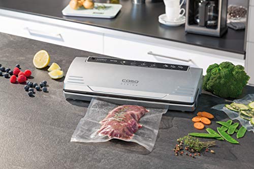 Caso 1380 VC 100 Zgrzewarka Próżniowa, Tworzywo Sztuczne, 120 W, Srebr - obrazek 11