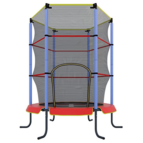 Ultrasport dziecięca trampolina wewnętrzna Jumper 140 cm, do zabawy i