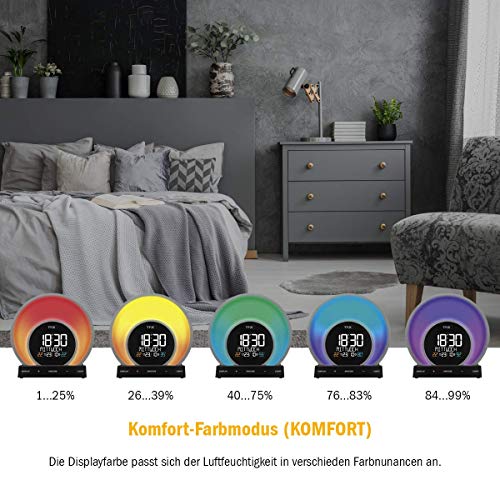 TFA Dostmann budzik świetlny Soluna 60.2026.01, zachód słońca, 5 trybó - obrazek 9