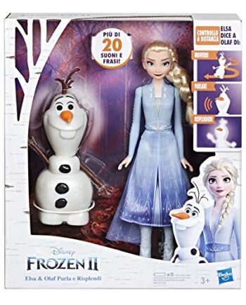 Disney Frozen Hasbro ELSA, pilot Olaf do mówienia i tańca, mówi po wło