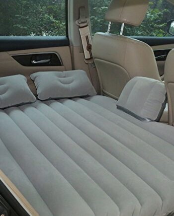 Vinteky Auto SUV Luftmatratze Bewegliche Dickere Luftbett Auto Matratze für Reisen Camping Outdoor Aktivitäten (Grau)