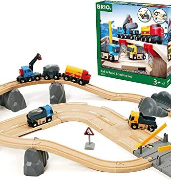 Rail & Road Loading Set (32 PCs): Brio