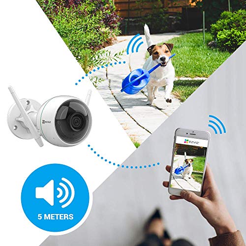 EZVIZ C3WN Überwachungskamera Aussen 1080P WLAN IP Kamera mit 30m Nachtsicht, Bewegungserkennung, IP66 Wasserdicht, Unterstützt bis zu 256G SD-Karte, Kompatibel mit Alexa, Google Home, IFTTT - obrazek 2