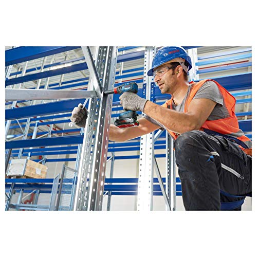 Bosch Professional 18V System Akku Drehschlagschrauber GDX 18V-200 C (max. Drehmoment: 200 Nm, 1/4 Zoll-Innensechskant und 1/2 Zoll-Außenvierkant, Connect Ready, ohne Akkus und Ladegerät, in L-BOXX) - obrazek 2