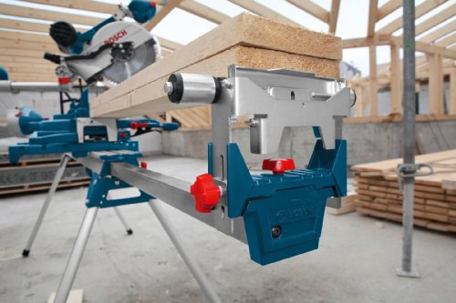 Bosch Professional Arbeitstisch für Kapp- und Gehrungssägen GTA 3800 (inkl. Maschinenhalter, Schraubschlüssel, Werkstückauflagen) - obrazek 2