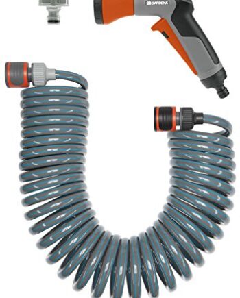 Gardena wąż spiralny 10 m - zestaw: do podlewania i nawadniania mniejs