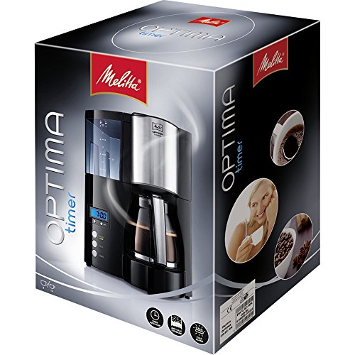 Melitta 6613655 Optima Timer Filterkaffeemaschine mit Timer Funktion I weiß - obrazek 4