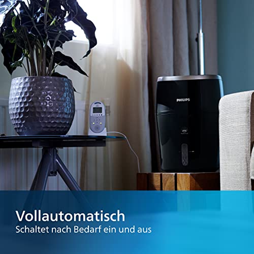 Philips Series 2000 Luftbefeuchter – für Räume bis 40 m², mit NanoCloud-Technologie, 3 Geschwindigkeitsstufen, Sleep-Modus, 2-Liter-Tank (HU4814/10) - obrazek 3