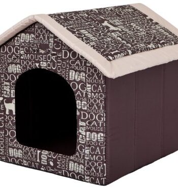 Hobbydog Hundehöhle Wörter Katzenhöhle Hundehütte Hundebett Katzenbett S-XL (XL 60x55cm)