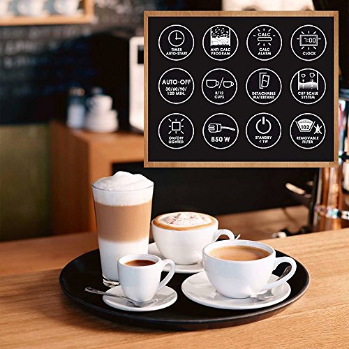 Melitta 6613655 Optima Timer Filterkaffeemaschine mit Timer Funktion I weiß - obrazek 5