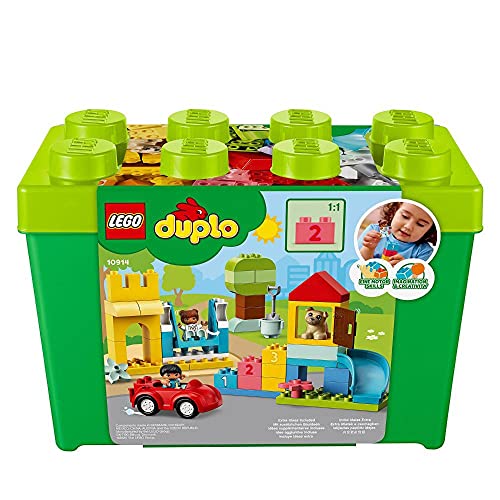 LEGO DUPLO Klasyczne pudełko z klockami Deluxe, zestaw klocków z pojem - obrazek 2