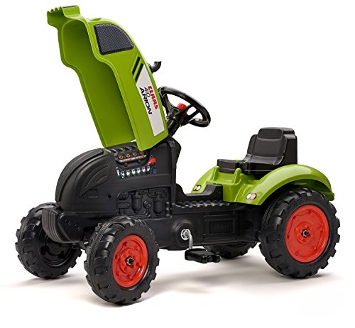 Falk Class 410 Arion Traktor z Pedałami i Przyczepką, Zielony/Czerwony - obrazek 12