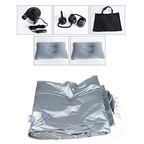 Vinteky Auto SUV Luftmatratze Bewegliche Dickere Luftbett Auto Matratze für Reisen Camping Outdoor Aktivitäten (Grau) - obrazek 2