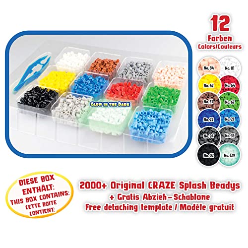 Craze Splash BEADYS Koraliki do prasowania dla dzieci, nietoksyczne, z - obrazek 2