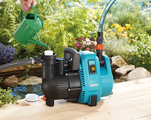 Gardena Comfort Gartenpumpe 4000/5: Bewässerungspumpe mit Fördermenge bis zu 4.000 l/h, integrierter Filter, geräuscharm, hohe Leistungsfähigkeit, Garten Zubehör für Wasserkreislauf (1732-20) - obrazek 14