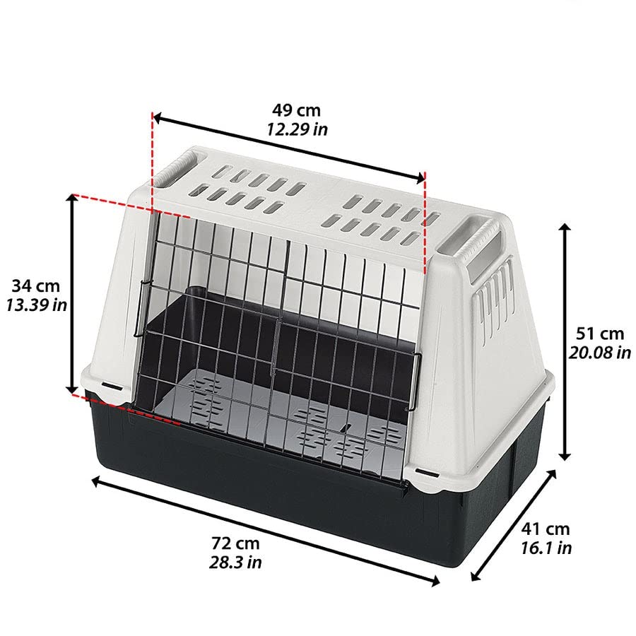 Ferplast Samochodowy bagażnik dla psów ATLAS Car MINI z kratkami wenty - obrazek 5