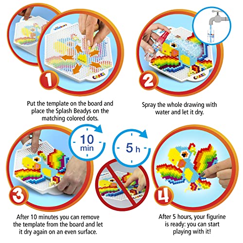 Craze Splash BEADYS Koraliki do prasowania dla dzieci, nietoksyczne, z - obrazek 3