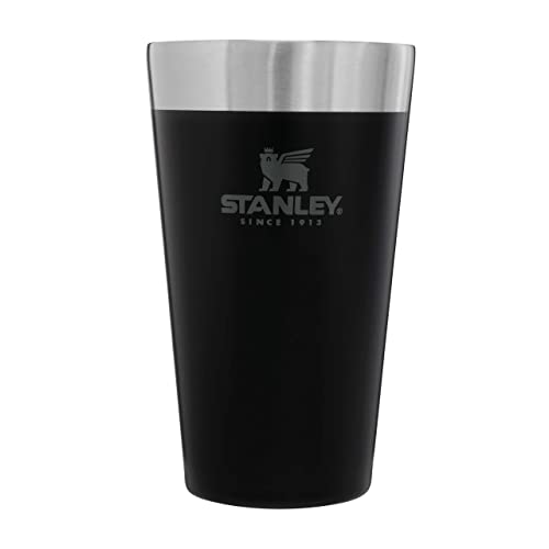 Stanley Adventure Vacuum 0,47 Liter, BPA-frei |Stapelbare | Doppelwandiger, vakuumisolierter Pint-Becher | Spülmaschinenfest, Matte Black, 1 Stück (1er Pack) - obrazek 8