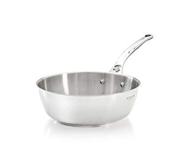 DeBuyer Sauteuse, Edelstahl, Silber, 24 cm