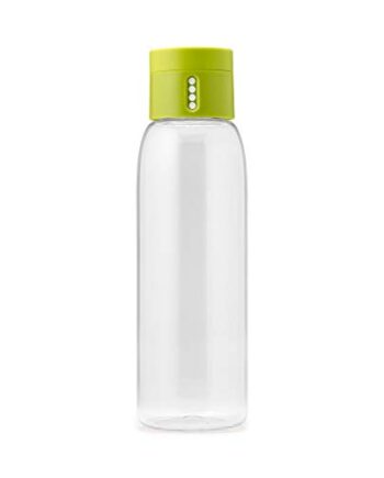 Joseph Joseph Dot - Trinkflasche mit Kontrollfunktion, 600 ml - grün