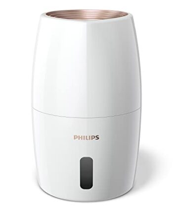 Philips Seria 2000 Nawilżacz Powietrza - Nawilżacz Pomieszczenia do 32 m² Technologia NanoCloud 3 Prędkości Tryb Snu Zbiornik 2l (HU2716/10)