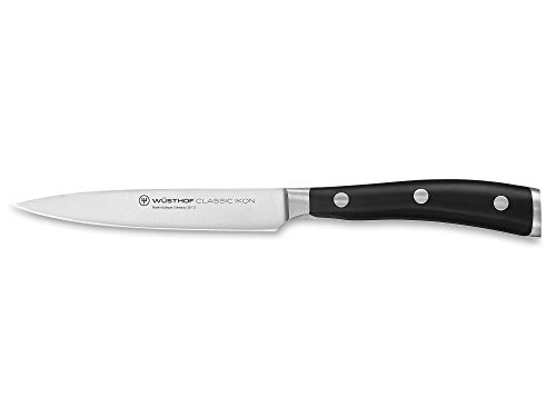 WÜSTHOF Classic Ikon Gemüsemesser 12 cm, Schwarz
