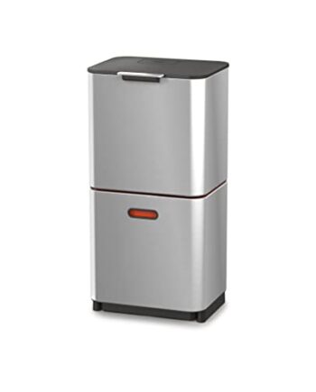 Joseph Joseph 30060 Totem Max. 60-Liter-Mülltrennungs- und Recyclingeinheit - Rostfreier Stahl