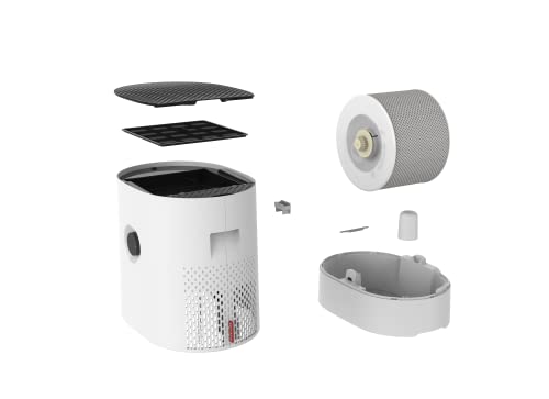 BONECO Oczyszczacz powietrza oczyszczacz powietrza W220 – 2 różne poziomy mocy – do pomieszczeń o powierzchni do 50 m² biały - obrazek 8