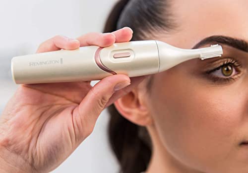 Remington Gesichtspflege Kit smooth&silky EP7070, Gesichtsepilierer, Gesichtsreinigungsbürste, Massageroller, Trimmer, batteriebetrieben, perlmuttfarbenes weiss/rosé - obrazek 9