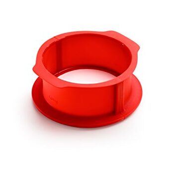 Lékué Springform für Torten, rot, 18 cm