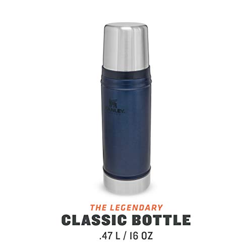 Stanley Classic Legendary Thermosflasche 473 ml Nightfall - Edelstahl Thermoskanne - BPA-frei - Thermos Hält 15 Stunden Heiß oder Kalt - Deckel Fungiert Auch als Trinkbecher - Spülmaschinenfest - obrazek 6