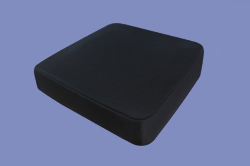 Supply24 Gel/Gelschaum Sitzkissen Anti Dekubitus Sitzpolster 40 x 40 x 10 cm Schwarz Memory Schaum für Rollstuhl Stuhl Auto LKW Bürostuhl Chefsessel Kissen Stützkissen Rücken und Gesäß (RG 60 weich) - obrazek 7