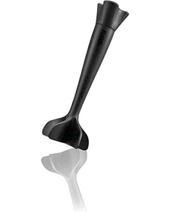 GEFU 14761 Hackfleischzerteiler WHACKER - Praktische Alternative zum klassischen Pfannenwender, Schwarz