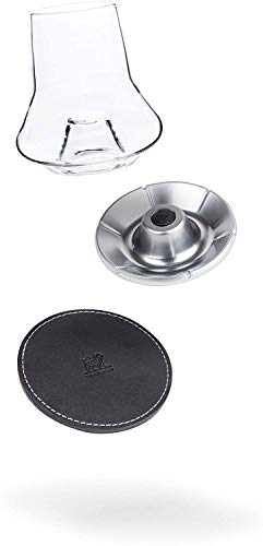 Peugeot Whisky Glas Set mit 1 Glas, 1 Metallfuß, 1 Untersetzer, Fassungsvermögen: 38 cl, Les Impitoyables, 266097 - obrazek 9