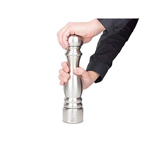 Peugeot Paris Manuelle Chef Pfeffermühle, Mahlgradeinstellung u'Select, Höhe: 30 cm, Gebürsteter Edelstahl, Silber, 32517 - obrazek 9